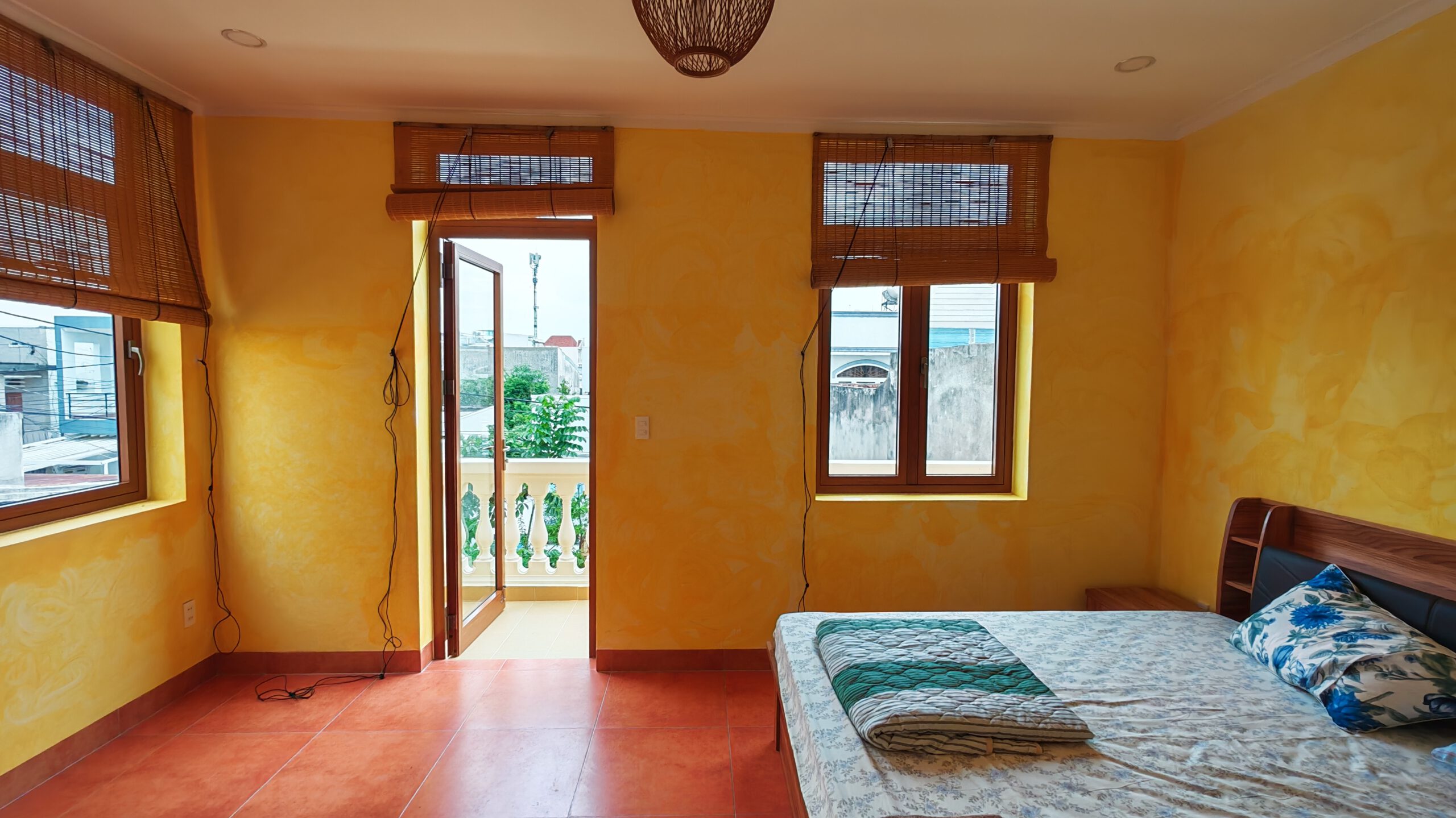 services-04 Villa Hanna in Phan Thiet. Doppelzimmer mit Balkon und Gartenblick. Foto: Heiko Weckbrodt