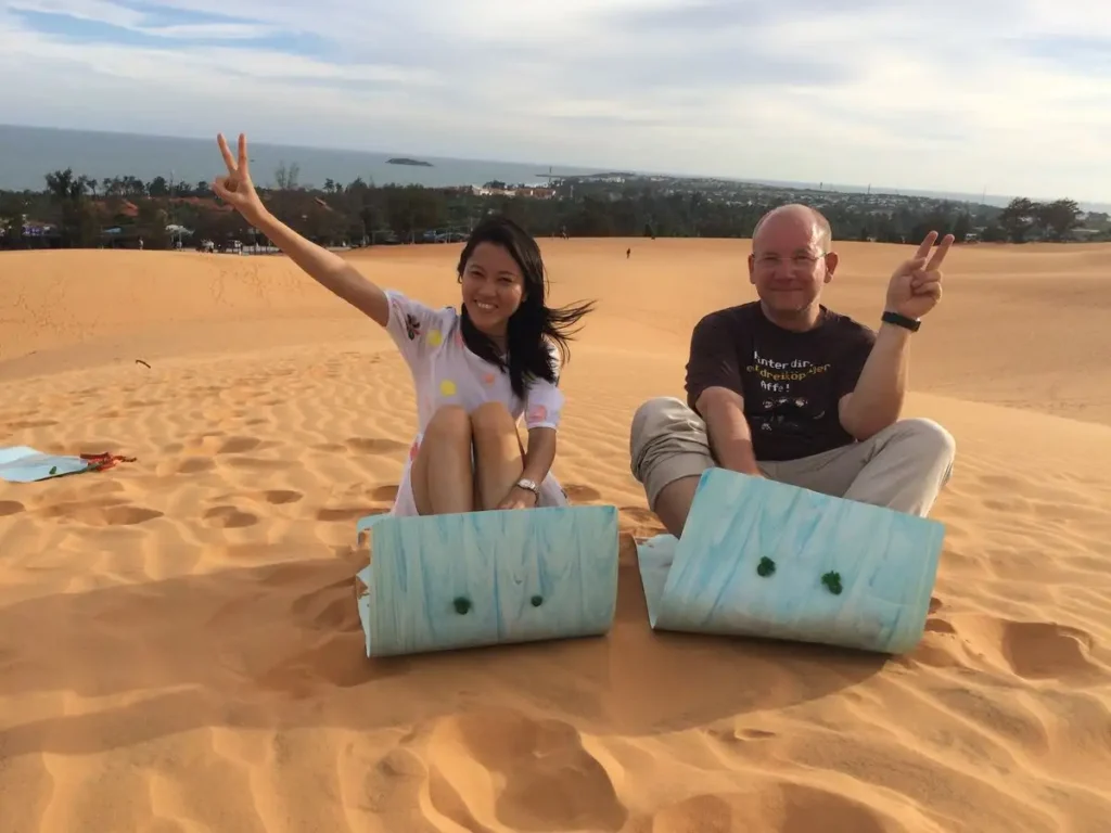 vietnam sanddünenrutschen